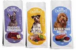 Cухий корм Pure Nutrition Дегустаційний сет для собак малих порід 1кг*3уп