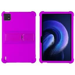 Чехол для планшета Xiaomi Pad 6/Pad 6 Pro противоударный силиконовый Фиолетовый