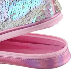 Шкільний пенал м'який Yes TP-24 ''Sneakers with sequins'' pink - мініатюра 3