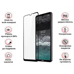Скло захисне BeCover Nokia C21 Black (709741) - мініатюра 4
