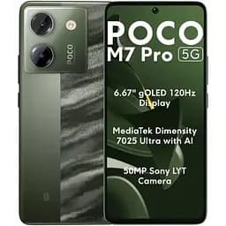 Смартфон Poco M7 Pro 5G 12/512GB Green (adapter)