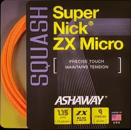 Струна для сквошу Ashaway SuperNick ZX Micro orange Set