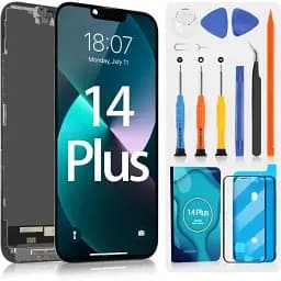 OLED-экран ARSSLY для iPhone 14 Plus ЖК-сенсорный экран в сборе с ремонтным комплектом Черный, 6.7