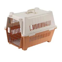 Переноска AnimAll для котів та собак помаранчева 70×49×56 см