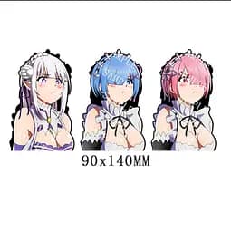 Голографічна наклейка Re:Zero. Життя з нуля в альтернативному світі