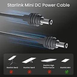Кабель живлення для Starlink Mini провід з'єднувальний DC на DC 10м (19223) - мініатюра 4