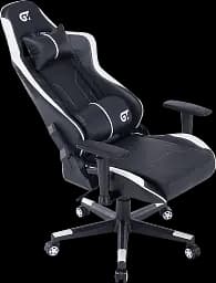 Геймерське крісло GT Racer чорне з білим (X-2528 Black/White) - мініатюра 8