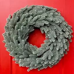 Вінок хвойний різдвяний Hvoya Traditional литий блакитний 60 см