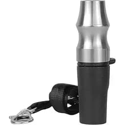 Металевий персональний мундштук сріблястий