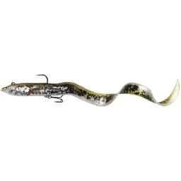 Силікон Savage Gear 4D Real Eel 200 мм 38.0g Olive/Pearl PHP (поштучно)