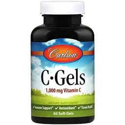 Витамины и минералы Carlson Labs C-Gels, 60 капсул