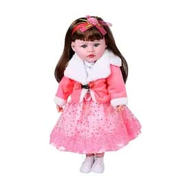 Лялька Маленька пані, 50 см, м’яконабивна, музика-звук (українською), загадка, пісня (В асортименті)