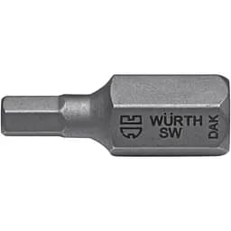 Бита Бита Wurth с внутренним шестигранником SW5 L30 мм (0614788305)