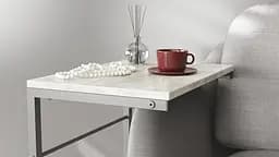 Столик Террі Ferrum-decor 650x440x330 Сірий метал ДСП Бетон 16 мм (FRD-104668) - мініатюра 5