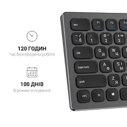 Клавіатура OfficePro SK1550 Wireless Black (SK1550B) - мініатюра 8