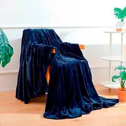 Плед флісовий Bergamo Fancy  130х180 см темно-синій (70030405-44)