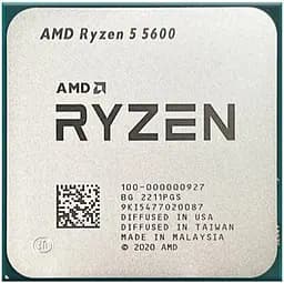 Процесор AMD Ryzen 5 5600 (100-100000927MPK) (Socket AM4, 12T, 4.4 ГГц, Tray)