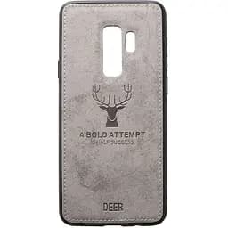 Чохол-накладка Toto Deer Shell With Leather Effect Case Samsung Galaxy S9+ Grey