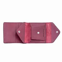Чоловіче шкіряне портмоне бордове GRANDE PELLE 11.5х9х1.5 см acs0032108 - мініатюра 2