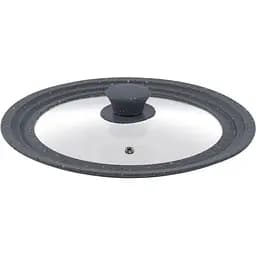 Скляна кришка Heinner із силіконовим ободом 22/24/26 см (HR-AER-22D26G)