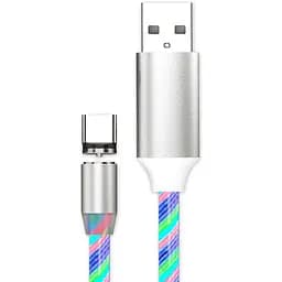 Магнітний кабель Kaku KSC-115 LED Magnetic USB Type-C 1м з підсвіткою