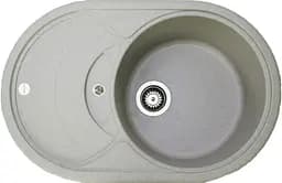 Кухонна мийка Adamant SHELL terra 770x495x200 мм, з крилом 77 см