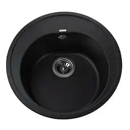 Кухонная мойка гранитная Globus Lux Martin черный 510мм-А0002, Черный