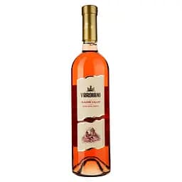 Вино Vardiani Алазанская долина, розовое, полусладкое, 0,75 л