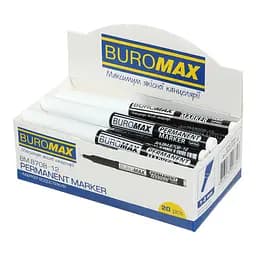 Маркер водостойкий, 1-2 мм, белый, 20 шт. в упаковке