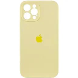 Чохол Silicone Case із захистом камери Full Apple iPhone 13 Pro Max Crem yellow