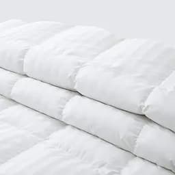 Дитяча ковдра Cosas сатинова 4 сезони 110х140 см Snow біла (Quilt_110х140_DSeason_Viscose_StrSatin-White) - мініатюра 3