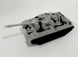 Танк 505-12E 24см, звук, свет,е здит, на батарейке Серый