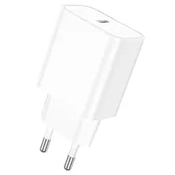 Сетевое зарядное устройство для Borofone BA71A Power single Port PD20W charger белый