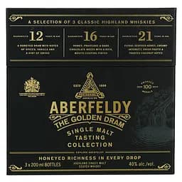 Набір віскі Aberfeldy The Golden Dram Tasting Collection 40% 0.6 л (0.2 х 3 шт.) в подарунковій упаковці - мініатюра 4