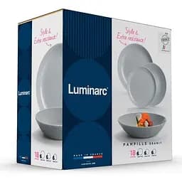 Сервіз столовий Luminarc Pampille Granit, 18 предметів (Q6155) - мініатюра 3