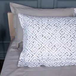 Наволочка MirSon Поплін 00-6 Geometry Grey 40х40 см сіра (2200009705380) - мініатюра 2