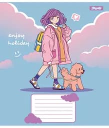 Набір зошитів 1 Вересня Anime girl А5 в лінійку 12 аркушів 25 шт. (767215) - мініатюра 3