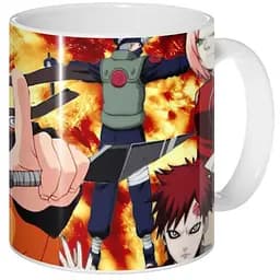 Кухоль GeekLand Наруто Naruto полум'я NA.02.029 330 мл білий