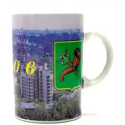 Чашка керамічна Харків  h 11 см d 7 см - мініатюра 2