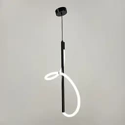 Чорний підвіс із неоном 60 см 25 Вт | Арт. CU 22N/600 BK | Line F