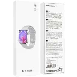 Смарт-годинник Hoco Smart Watch Y23 Smart sports watch (call version) Silver - мініатюра 2
