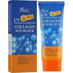 Солнцезащитный крем для лица Ekel с коллагеном SPF 50/PA+++ 70 мл 