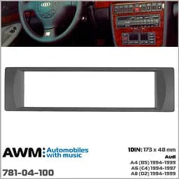 Перехідна рамка Audi A4, A6, A8 AWM 781-04-100 - мініатюра 4