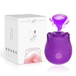 Клиторальный вакуумный вибратор Red Rose Фиолетовый