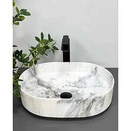 Умивальник VBI Verona 50 granit matt накладний VBI-011304, Мармур