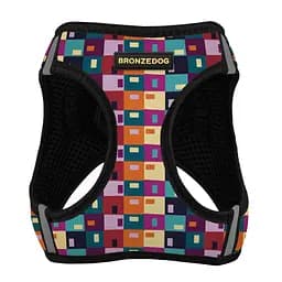 Шлея для собак Bronzedog Sport Vest Печворк XXS 15х13х3 см - мініатюра 2