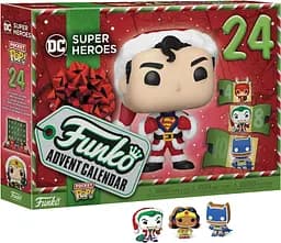 Ігровий набір Funko POP! Advent Calendar DC Super Heroes Різдвяний Адвент календар Марвел Супер герої коміксів