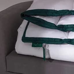 Ковдра антиалергенна MirSon Imperial Satin Luxe, зимова, 205х172 см, біла - мініатюра 8