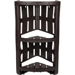 Полка двухъярусная Violet House 1022 Бамбу, коричневая (1022 Бамбу BROWN 2-х яр.полка)