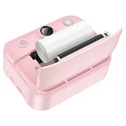 Дитячий фотоапарат HOCO DV204 з функцією миттєвого друку, підтримка microSD card, Pink, Box - мініатюра 3